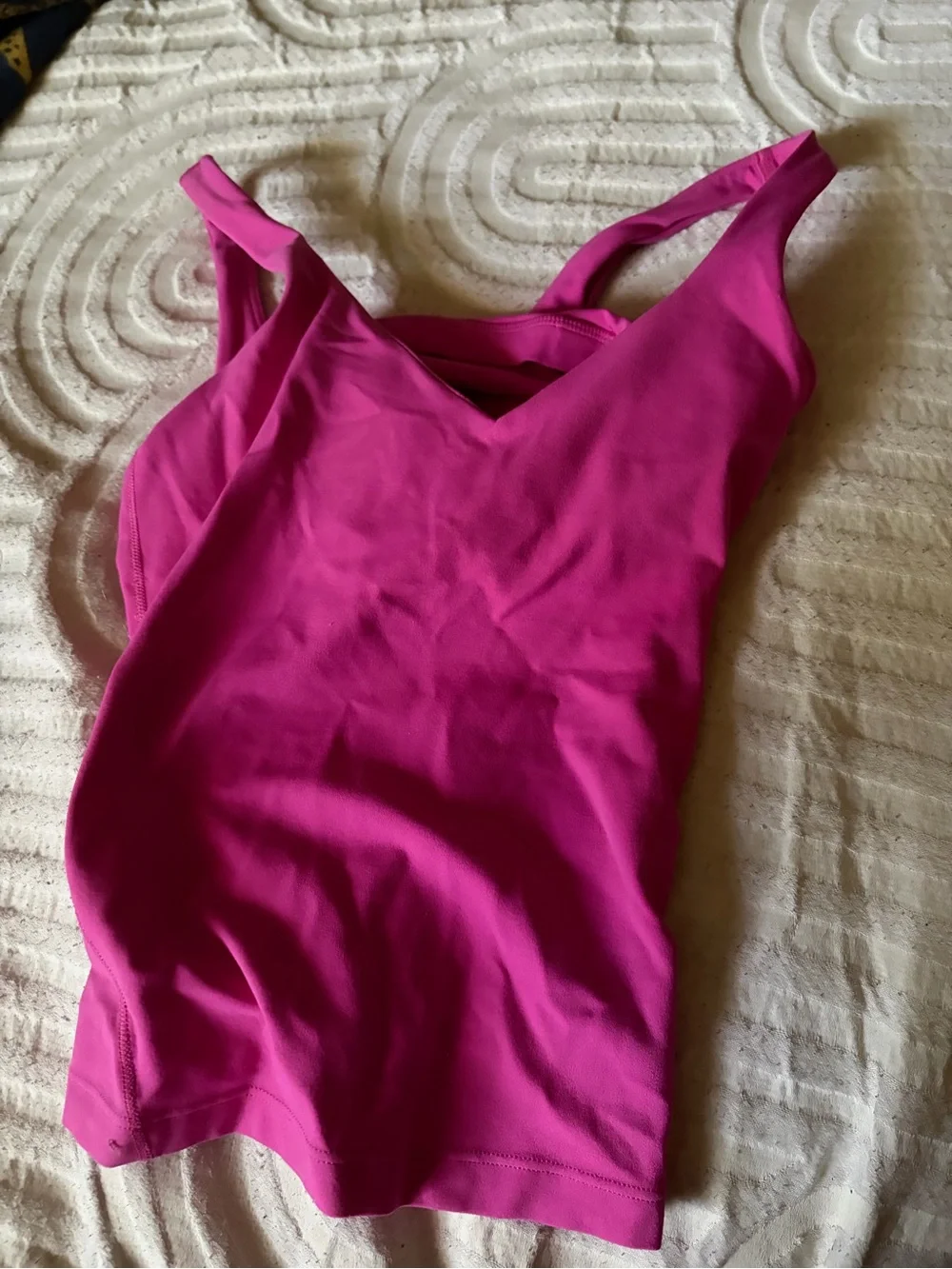lululemon athletica Vibrant Fuchsia Performance Tank